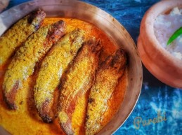 Pabda tilottoma recipe
